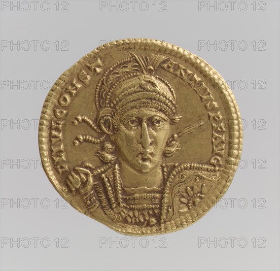 Gold Solidus of Constantine II, Byzantine, 337-361.