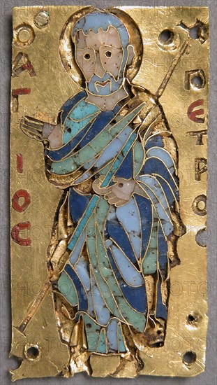 Plaque with Saint Peter, Byzantine, 11th century.