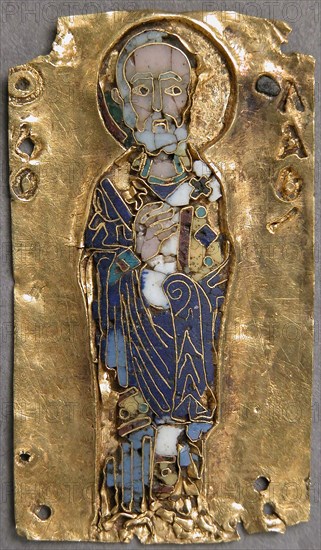 Medallion of St. Nicholas, Byzantine, 11th century.
