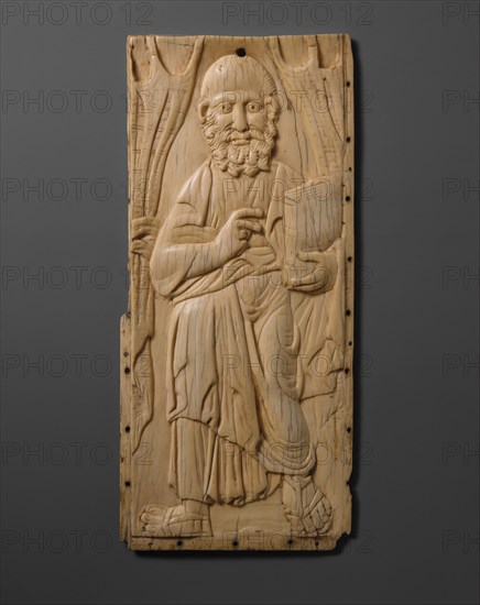 Panel with St. Peter or St. Paul (?), Byzantine, 500s.