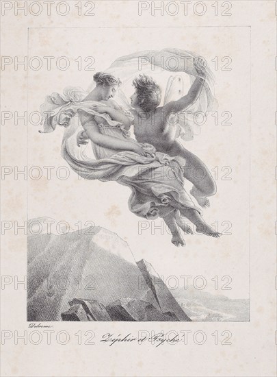 Zephyr and Psyche (Zépir et Psyché), 1820-23.