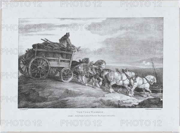 The Coal Waggon [sic.], 1821.