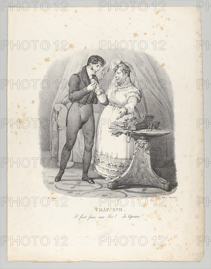 Chap. XVII: Il faut faire une Fin! Je lépouse (It must end! I am married), 1824.
