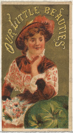 From the Girls and Children series (N58) promoting Our Little Beauties Cigarettes for Allen & Ginter brand tobacco products, 1887.