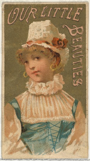 From the Girls and Children series (N58) promoting Our Little Beauties Cigarettes for Allen & Ginter brand tobacco products, 1887.