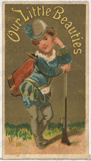 From the Girls and Children series (N58) promoting Our Little Beauties Cigarettes for Allen & Ginter brand tobacco products, 1887.