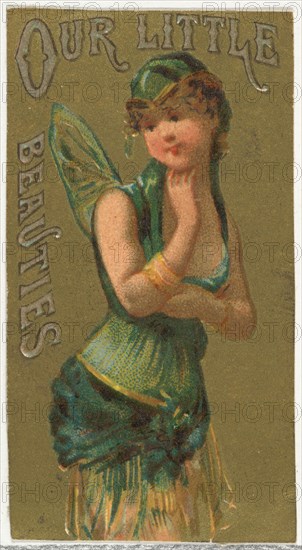 From the Girls and Children series (N58) promoting Our Little Beauties Cigarettes for Allen & Ginter brand tobacco products, 1887.