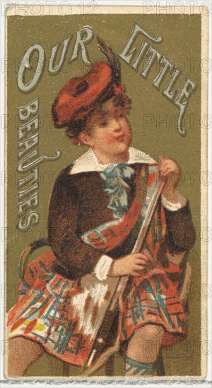 From the Girls and Children series (N58) promoting Our Little Beauties Cigarettes for Allen & Ginter brand tobacco products, 1887.