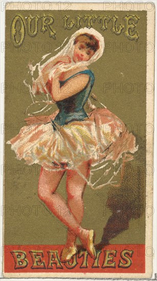 From the Girls and Children series (N58) promoting Our Little Beauties Cigarettes for Allen & Ginter brand tobacco products, 1887.