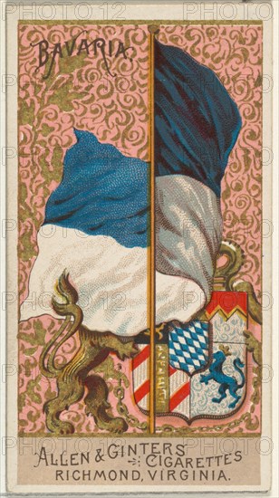 Bavaria, from Flags of All Nations, Series 2 (N10) for Allen & Ginter Cigarettes Brands, 1890.