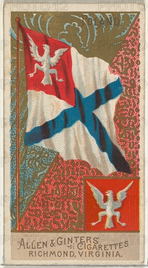 Poland, from Flags of All Nations, Series 2 (N10) for Allen & Ginter Cigarettes Brands, 1890.