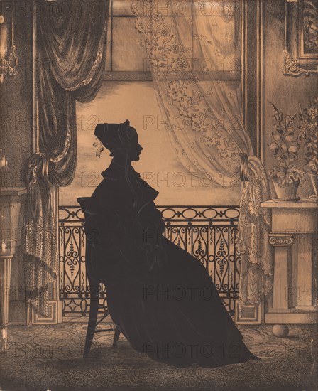 Portrait of a Woman before a Window, before 1860.