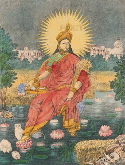 Shri Shri Lakshmi, ca. 1880.