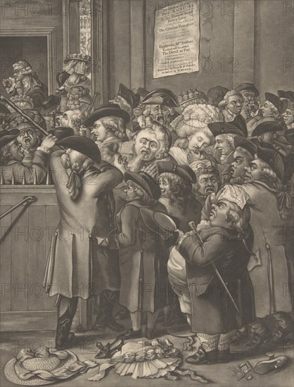 The Pit Door/ La Porte du Parterre, November 9, 1784.