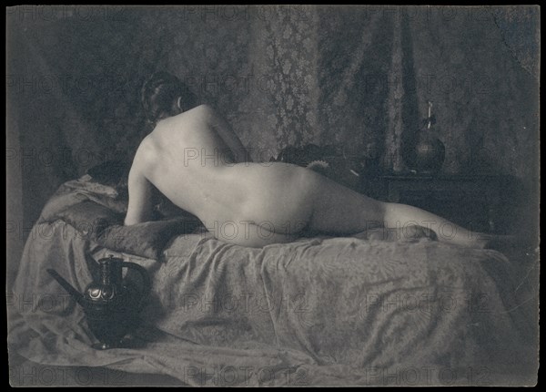 [Female Nude from the Back], 1870s.