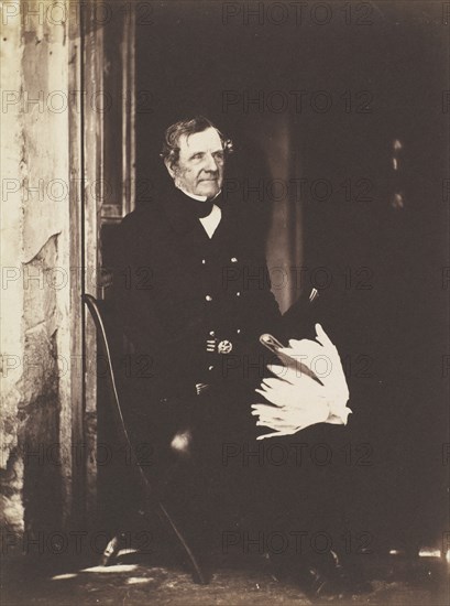 Field Marshall Lord Raglan, Crimea, 1855.