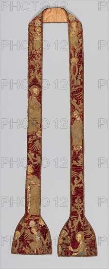 Stole with Various Saints, British, 14th century.