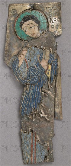 Plaque of St. John, Byzantine, 12th century.
