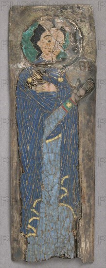 Plaque of The Virgin, Byzantine, 12th century.