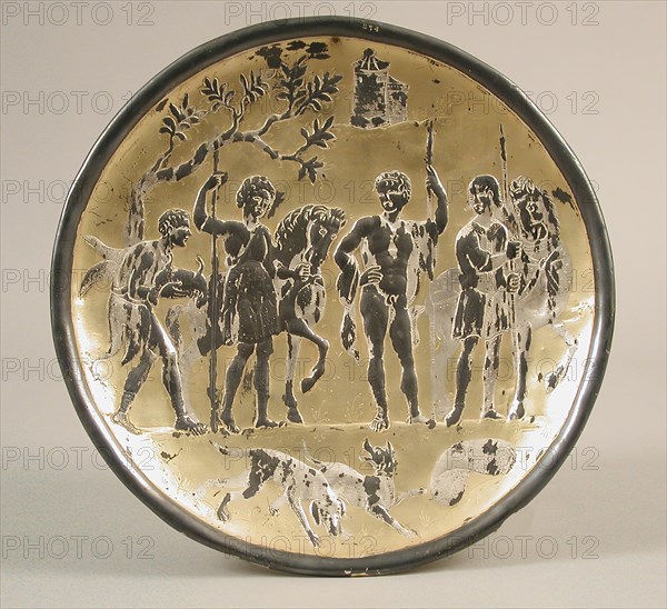 Plate, Byzantine, 19th century.
