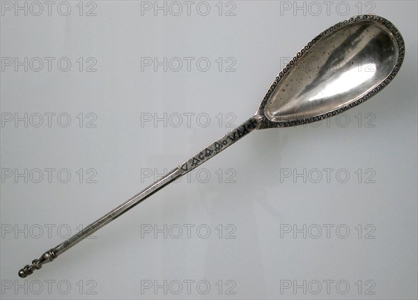 Spoon, Byzantine, 5th-6th century.