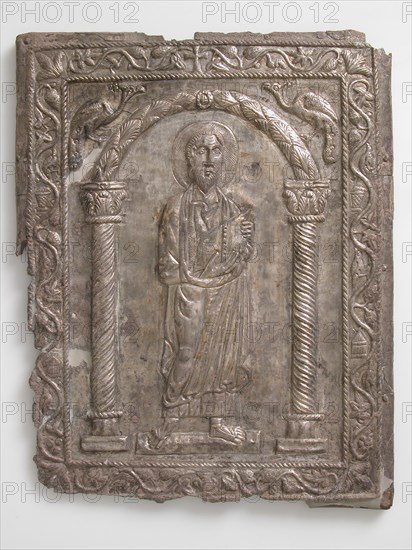 Plaque with Saint Paul, Byzantine, 550-600.