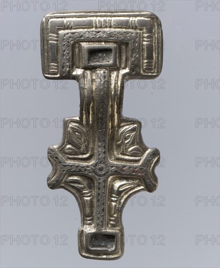 Miniature Square-Headed Brooch, Anglo-Saxon, first half 6th century.