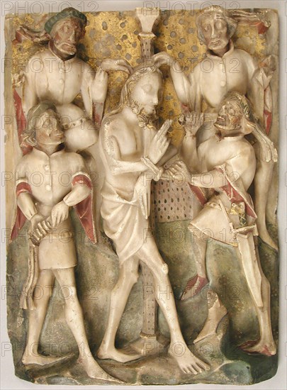 Taking of Christ, British, ca. 1440-50.