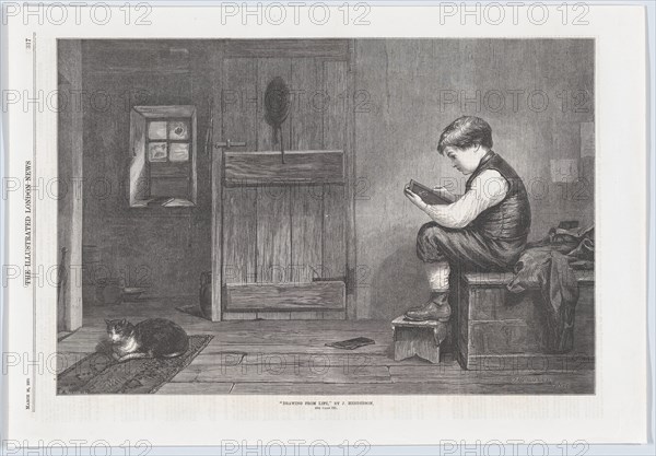 Drawing from Life, from "Illustrated London News", March 26, 1870.