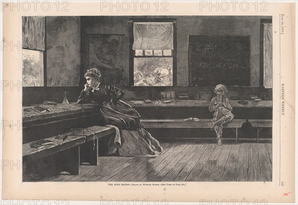 The Noon Recess (Harper's Weekly, Vol. XVII), June 28, 1873.