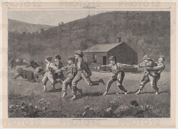Snap-the-Whip (Harper's Weekly, Vol. XVII), September 20, 1873.