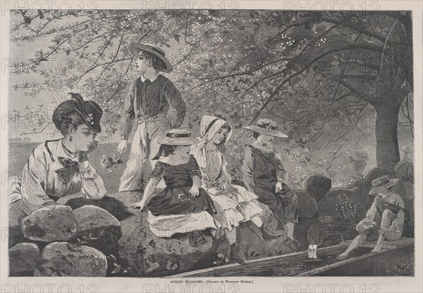 Spring Blossoms (Harper's Weekly, Vol. XIV), May 12, 1870.