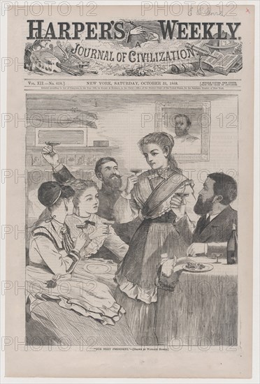 Our Next President (Harper's Weekly, Vol. XII), October 31, 1868.