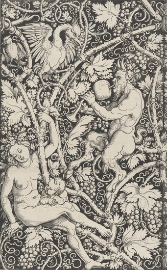 Wallpaper with Satyr Family, 1515.