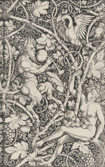 Wallpaper with Satyr Family, 1515.