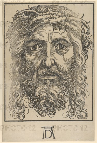 The Head of Christ Crowned with Thorns, ca. 1520. Formerly attributed to Albrecht Dürer.