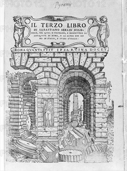 Il terzo libro di Sabastiano Serlio Bolognese, 1540. [From a book on ancient Roman architecture].