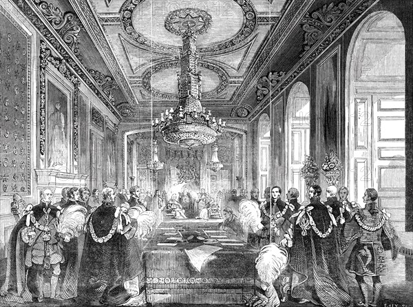 Chapter of the Order of the Garter: Investiture of the King of the French