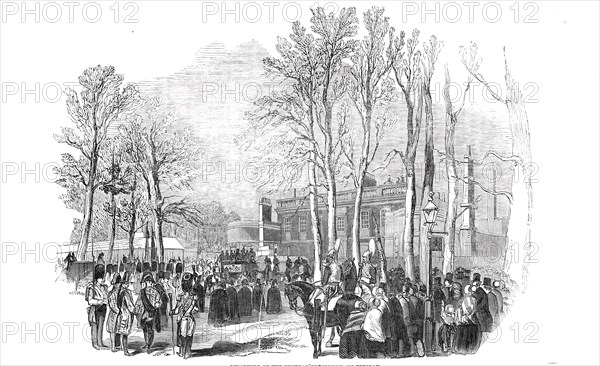 Departure of the funeral procession