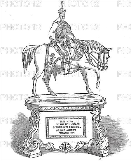 Plate presented by H.S.H. Prince Albert to the Eleventh Hussars