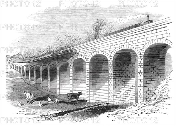 Opening of the Leamington and Warwick Railway - Melbourne Grange Viaduct
