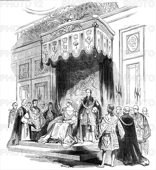 Enthronization of the Queen as Sovereign of the Order of the Garter