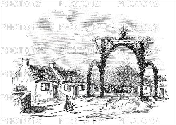 Arch near Burns' cottage