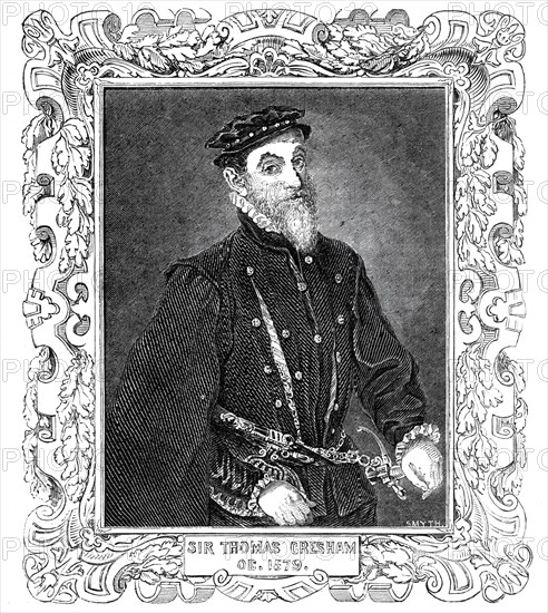 Sir Thomas Gresham - from the painting in Mercers' Hall