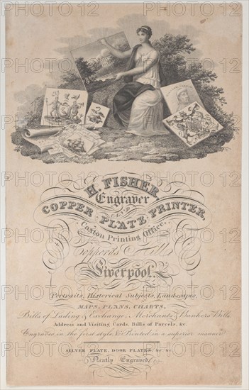 Trade Card for H. Fisher