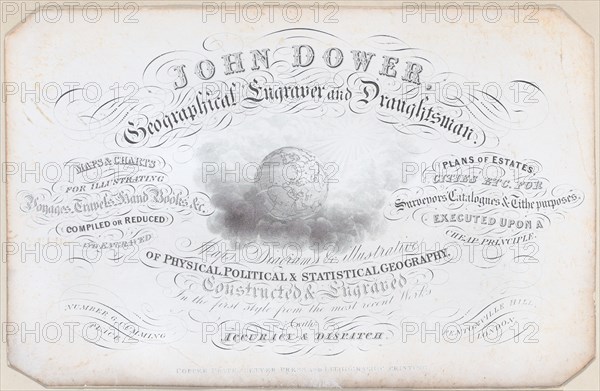 Trade card for John Dower