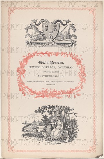 Trade Card for Edwin Pearson