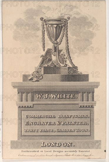 Trade Card for W. J. White