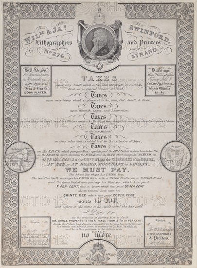 Trade Card for William and James Swinford