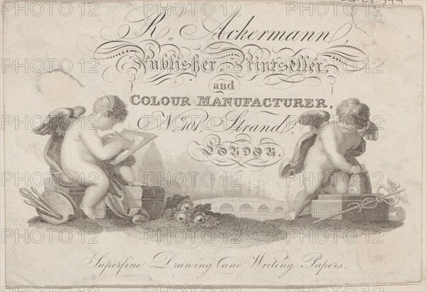 Trade Card for R. Ackermann